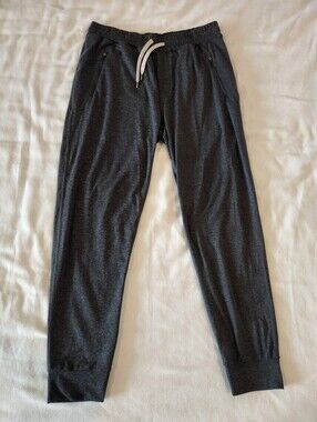 Vuori Ponto Performance Jogger Mens Medium Charcoal Gray Heather Pants
